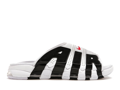Nike Air More Uptempo Slide White Varsity Red - authentic Nike sneakers