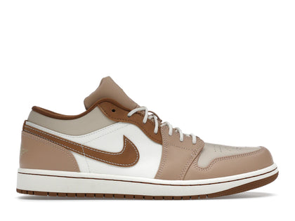 Jordan 1 Low SE Hemp Light British Tan - authentic Jordan sneakers