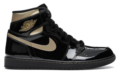 Jordan 1 Retro High Black Metallic Gold (2020) - authentic Jordan sneakers