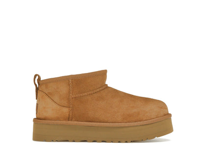 UGG Classic Ultra Mini Platform Boot Chestnut (Kids) - authentic UGG sneakers