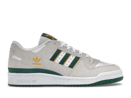 adidas Forum 84 Low ADV White Dark Green Preloved Yellow - authentic adidas sneakers