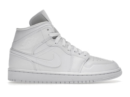 Air Jordan Mid Triple White (2022) (Women's) - authentic Jordan sneakers