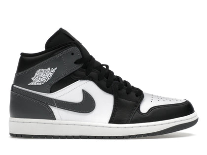Jordan 1 Mid Black White Iron Grey - authentic Jordan sneakers