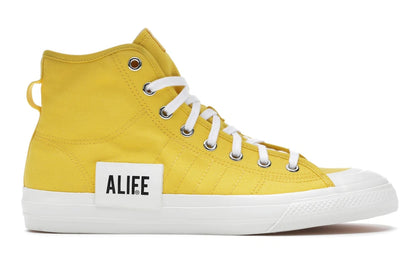 adidas Nizza Hi Alife Yellow - authentic adidas sneakers