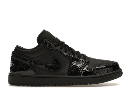 Jordan 1 Low SE Patent Elephant Black (Women's) - authentic Jordan sneakers