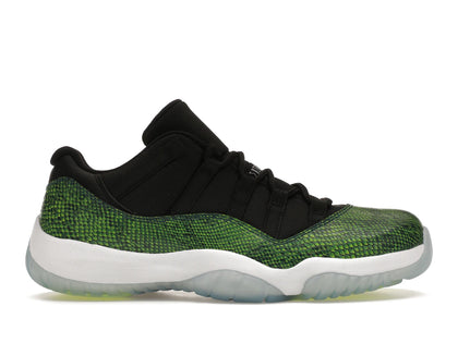 Jordan 11 Retro Low Green Snakeskin - authentic Jordan sneakers