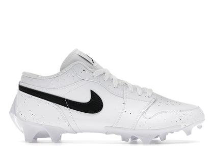 Jordan 1 Low TD Cleat White Black Splatter - authentic Jordan sneakers