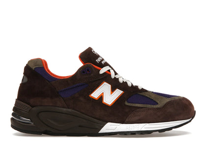 New Balance 990v2 MiUSA Brown Purple - authentic New Balance sneakers