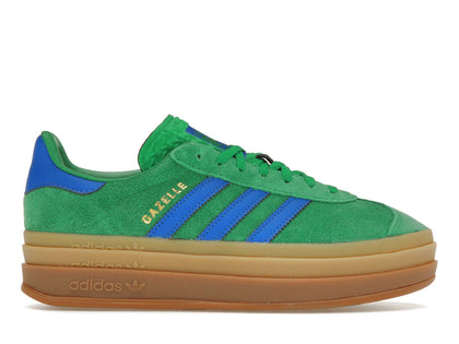 adidas Gazelle Bold Green Blue Gum (Women's) - authentic adidas sneakers