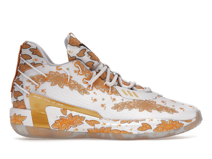 adidas Dame 7 Ric Flair White - authentic adidas sneakers