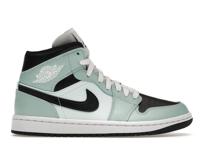 Jordan 1 Mid Aqua Blue Tint (Women's) - authentic Jordan sneakers