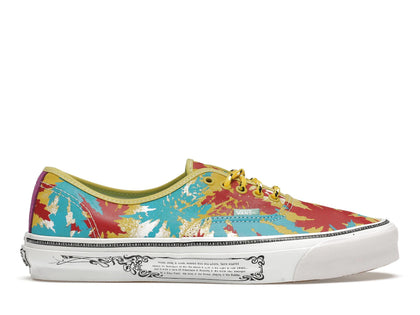 Vans Vault UA OG Authentic LX Aries Weed Leaf Yellow - authentic Vans sneakers