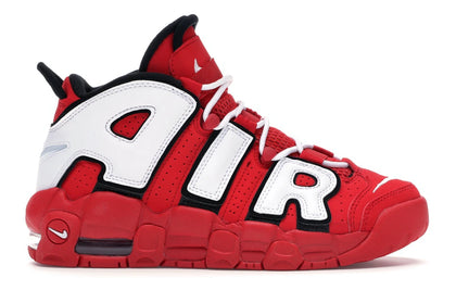 Nike Air More Uptempo University Red Black White (GS) - authentic Nike sneakers