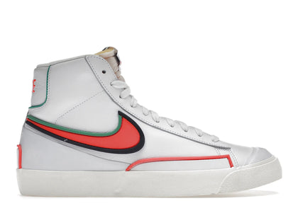 Nike Blazer Mid Infinite White Bright Crimson - authentic Nike sneakers