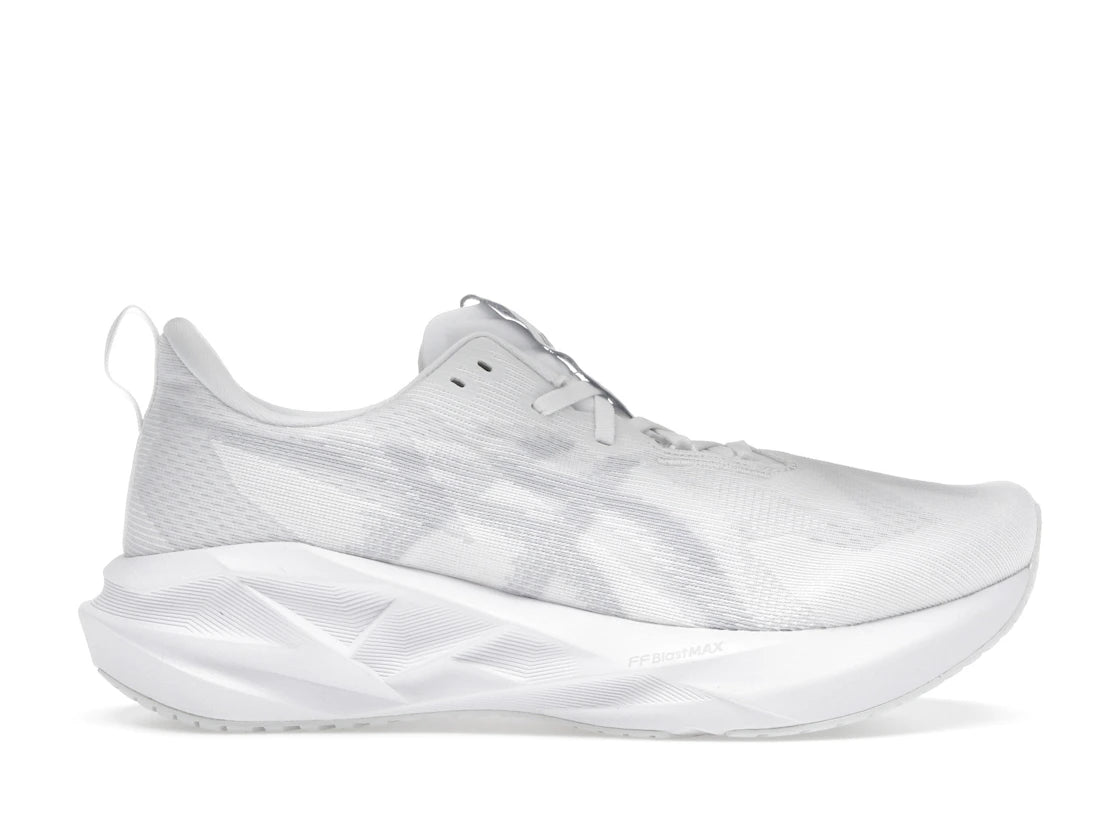 ASICS Novablast 5 White Piedmont Grey - vue 360