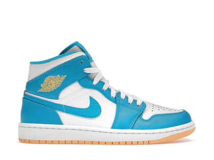 Jordan 1 Mid Aquatone - authentic Jordan sneakers