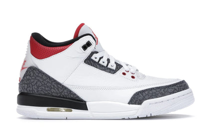 Jordan 3 Retro SE Fire Red Denim (GS) - authentic Jordan sneakers