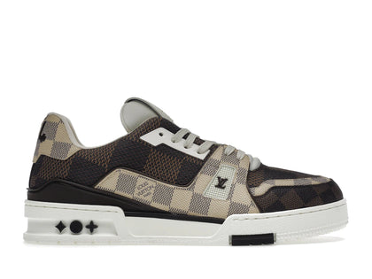 Louis Vuitton LV Trainer #54 Damier Ebene Multi - authentic Louis Vuitton sneakers