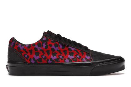 Vans Old Skool Stray Rats Black Red - authentic Vans sneakers