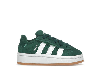 adidas Campus 00s Comfort Closure Camp Dark Green Cloud White Gum (TD) - authentic adidas sneakers
