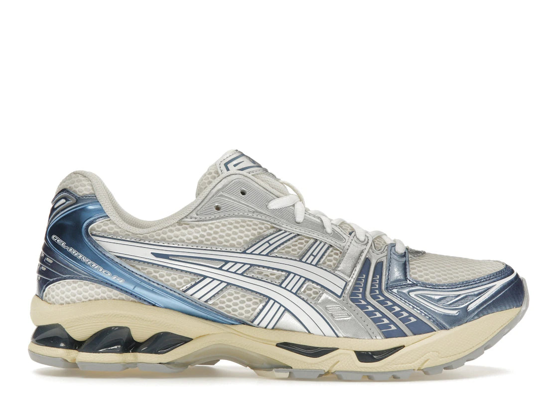 ASICS Gel-Kayano 14 Cream Metallic Blue - vue 360