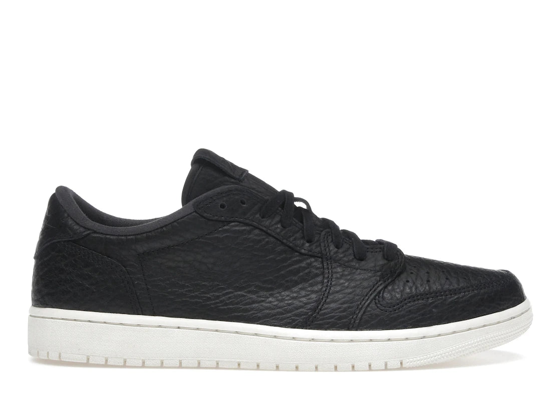 Jordan 1 Retro Low Swooshless Schwarz (2025)
