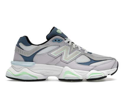 New Balance 9060 Pearl Grey Shoreline Blue - authentic New Balance sneakers