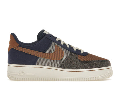 Nike Air Force 1 Low '07 PRM Tweed Midnight Navy Corduroy - authentic Nike sneakers