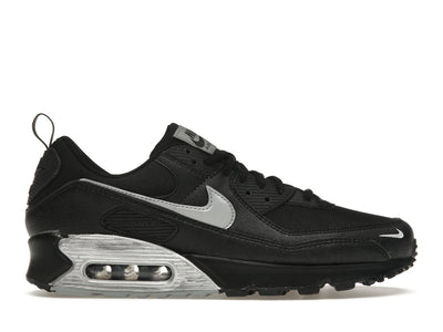 Nike Air Max 90 Black Metallic Silver Mini Swoosh