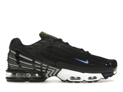 Nike Air Max Plus 3 Black Blue Metallic Silver - authentic Nike sneakers