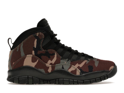 Jordan 10 Retro Woodland Camo - authentic Jordan sneakers