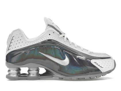 Nike Shox R4 White Iridescent (Women's) - authentic Nike sneakers