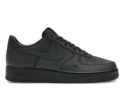 Nike Air Force 1 Low .SWOOSH Dirty Triple Black - authentic Nike sneakers