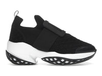 Roger Vivier Viv' Run Fabric Black White (Women's)