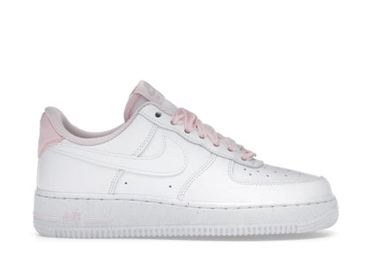 Nike Air Force 1 Low Vintage Pink Foam Velvet Laces (Women's) - authentic Nike sneakers