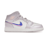 Jordan 1 Mid SE Barely Grape Iridescent Swoosh (GS)