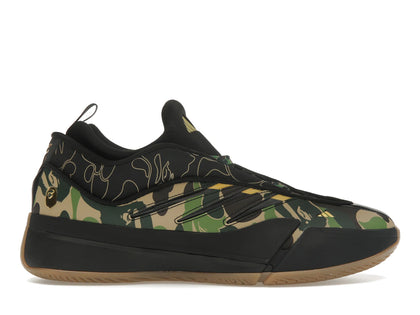 adidas Dame 9 Bape Black Green - authentic adidas sneakers