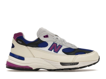 New Balance 992 MiUSA White Royal Purple Fuchsia - authentic New Balance sneakers