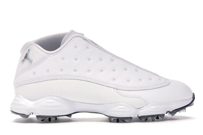 Jordan 13 Retro Golf Cleat White Black