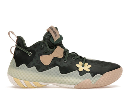 adidas Harden Vol. 6 Green Oxide Monogram - authentic adidas sneakers