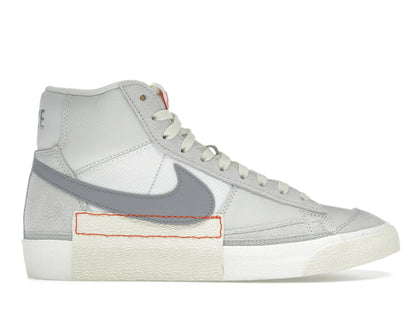 Nike Blazer Mid 77 Pro Club Summit White Cement Grey - authentic Nike sneakers