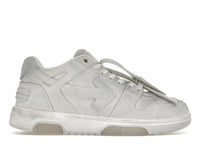 OFF-WHITE Out Of Office OOO Low Tops White Distressed