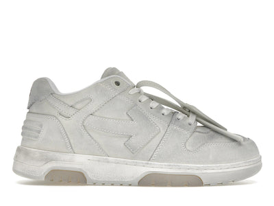 OFF-WHITE Out Of Office OOO Low Tops White Distressed