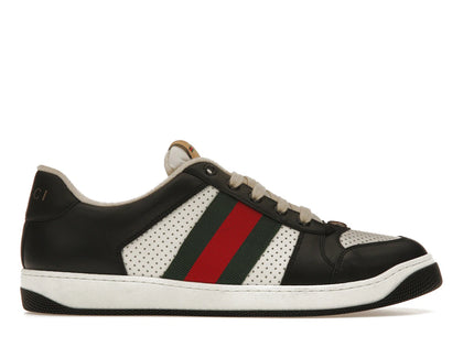 Gucci Screener Black White Green Red Web - authentic Gucci sneakers