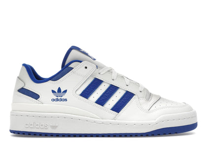 adidas Forum Low CL Core White Royal Blue - authentic adidas sneakers