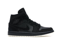Jordan 1 Mid Glitter Black (Women's)