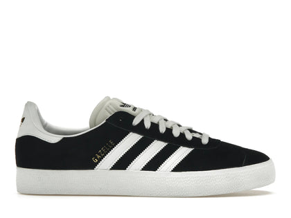adidas Gazelle ADV Black White Gold - authentic adidas sneakers