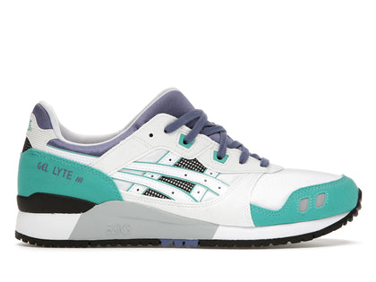 ASICS Gel-Lyte III White Teal Blue - authentic ASICS sneakers