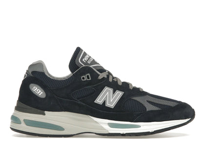 New Balance 991v2 MiUK Dark Navy - authentic New Balance sneakers