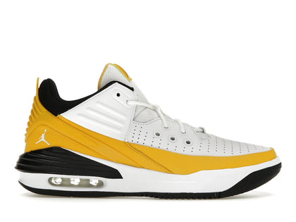 Jordan Max Aura 5 White Yellow Ochre - authentic Jordan sneakers